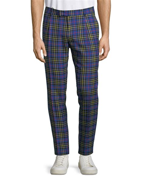 burberry plaid pants mens|burberry sweatpants thick for men.